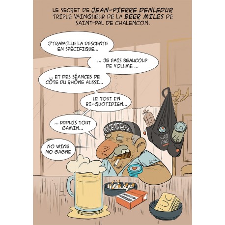 Le secret de Jean-Pierre Denledur, triple vainqueur de la beer miles de Saint-Pal de Chalencon