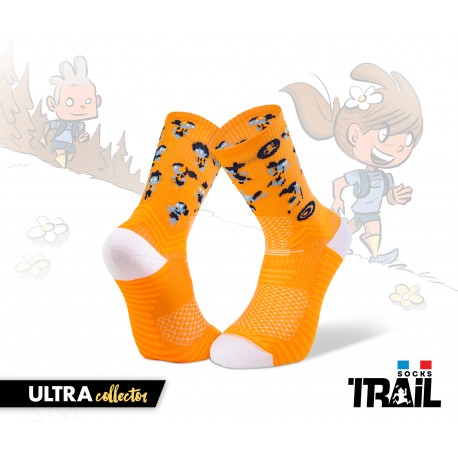 Chaussettes TRAIL ULTRA orange - Collector DBDB