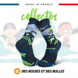 Chaussettes TRAIL ULTRA neige bleue - Collector DBDB
