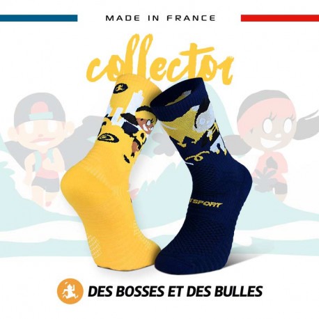 Chaussettes TRAIL ULTRA neige bleue - Collector DBDB