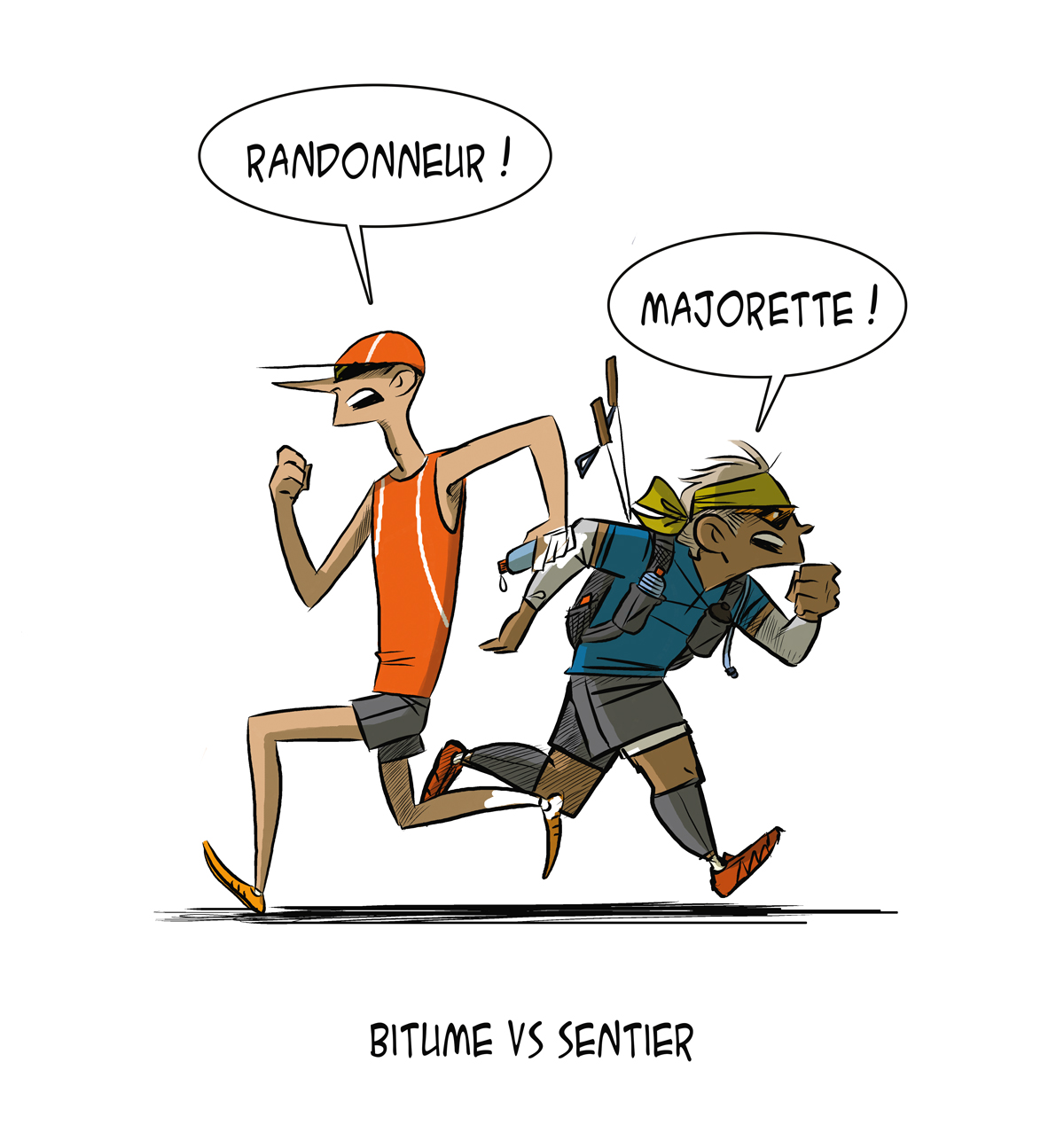 Best Of Dessins de Trail running Des Bosses et Des Bulles 3