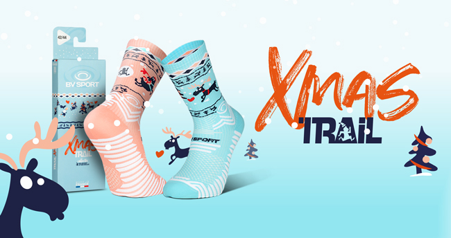Les chaussettes de trail spécial Noël 2023